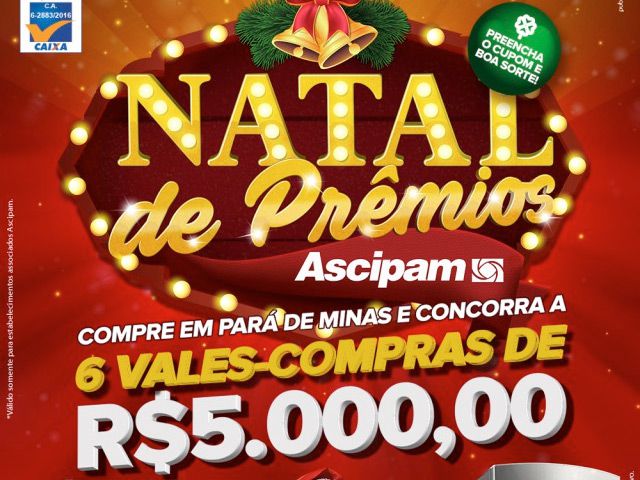 Lojistas aderem à Promoção Natal de Prêmios Ascipam