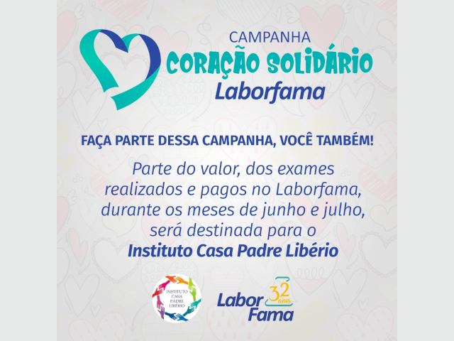 Laborfama lança campanha em favor de entidade social de Pará de Minas – Saiba como participar