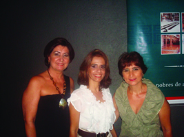 Águida Oliveira, Jaqueline Moreira e Sandra Araújo