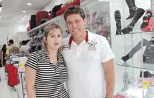 Warlyson e a esposa, Daniela