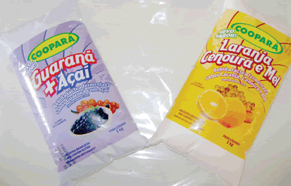 As bebidas lácteas de guaraná com açaí, laranja, cenoura e melestão