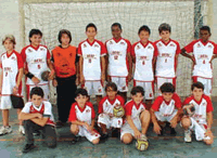 A equipe masculina de handebol