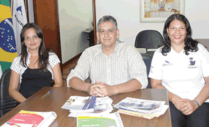 Leidilaine Maia, Gilberto Braga e Sueli Ane, Eadcon