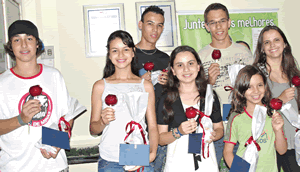 Na Girus, foram premiados os alunos Top 10