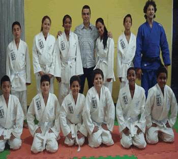 A turma do Judô esta cumprindo direitinho as tarefas