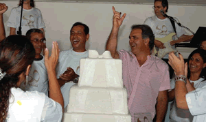 A hora do parabéns