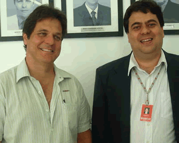 Luiz Carlos e André Pena, gerente Cigam Minas