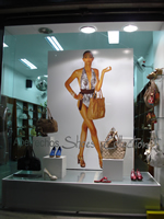 Vitrine chamou a atenção