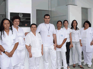 Equipe do Centro de esterização