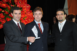 Mateus Mendonça, Eduardo Leite, Vice-presidente e Ricardo Silva, JC Notícias