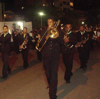 Bandas fizeram uma bonita apresentação