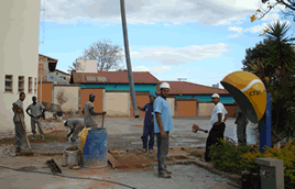 A obras no clube estão a todo o vapor