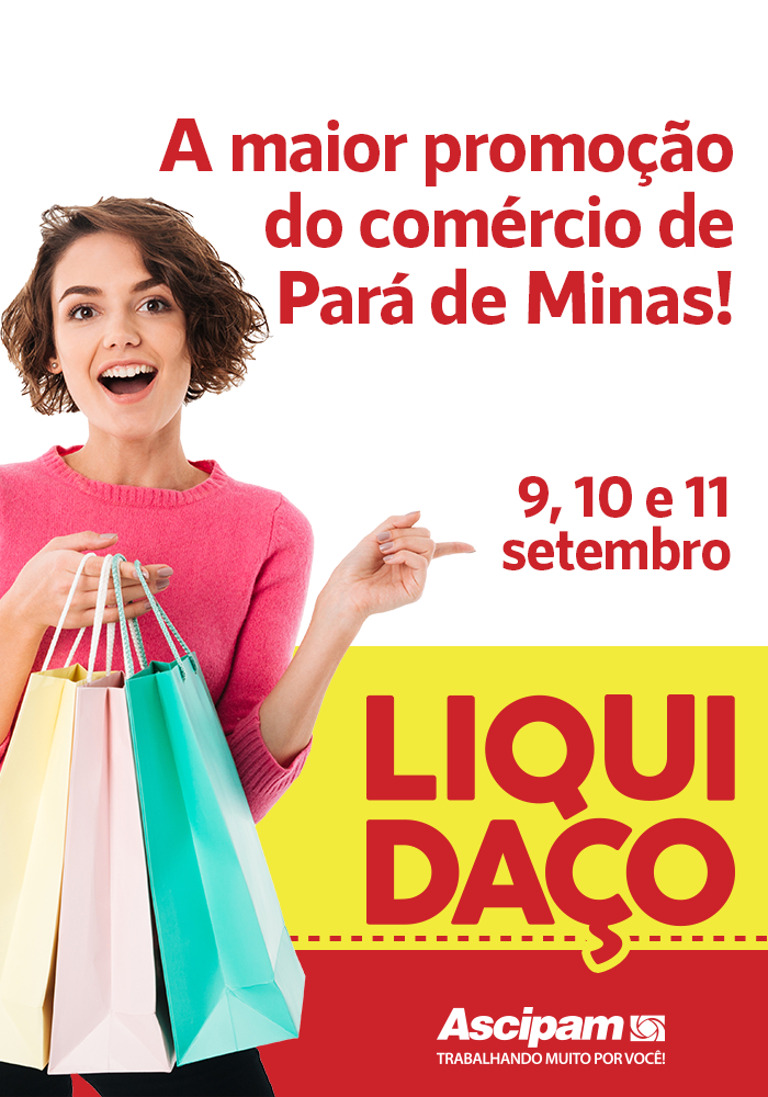 Liquidaço volta para movimentar o comércio de Pará de Minas