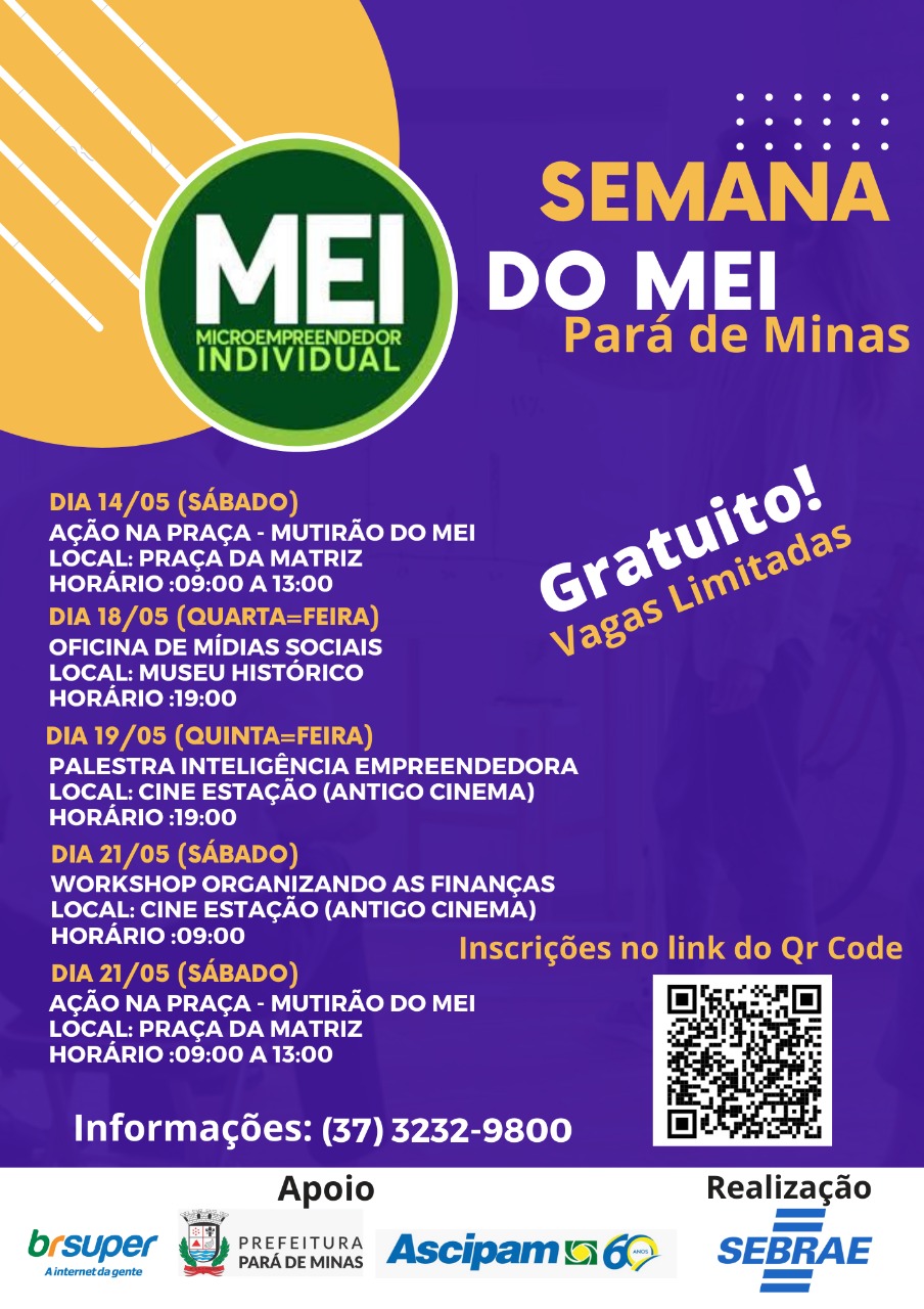 Uma semana voltada para a qualificação gratuita do Microempreendedor Individual 