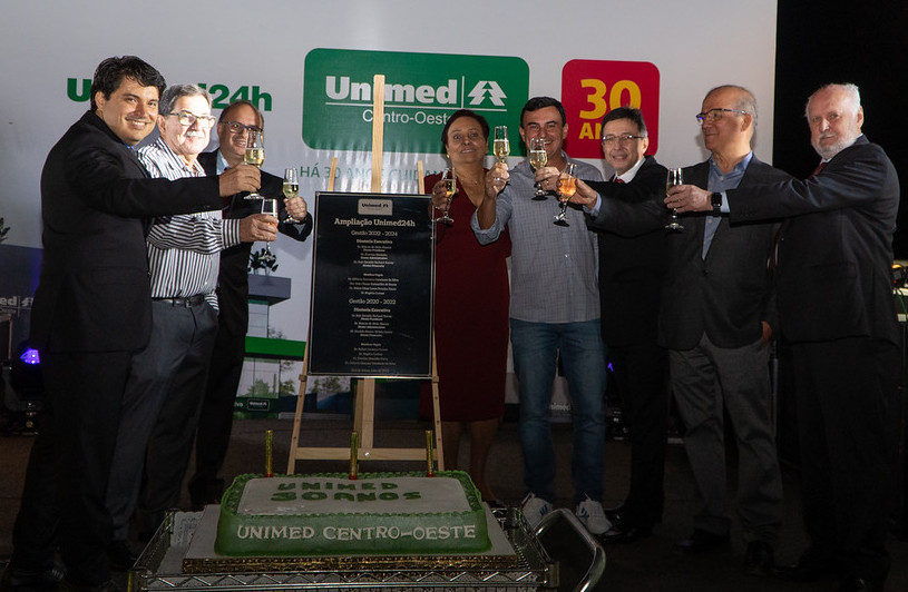 Unimed Centro-Oeste comemora 30 anos com inauguração da ampliação do Unimed 24h 