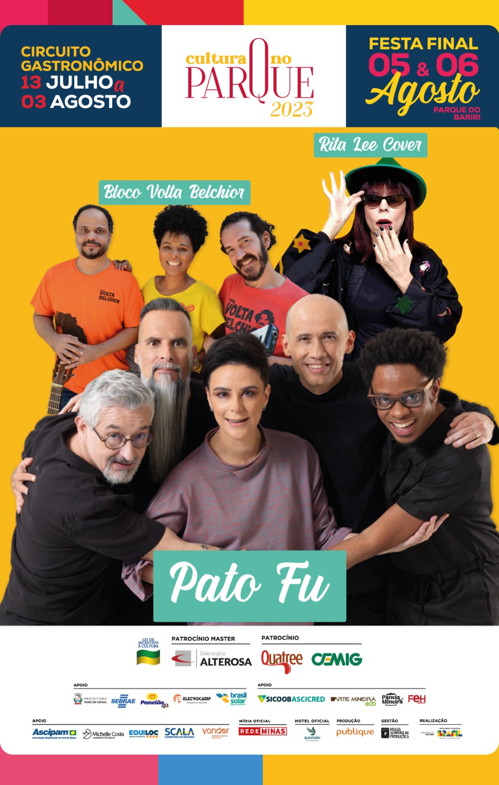 5ª edição do Festival “Cultura no Parque” chega ao fim com shows imperdíveis durante o fim de semana no Parque do Bariri