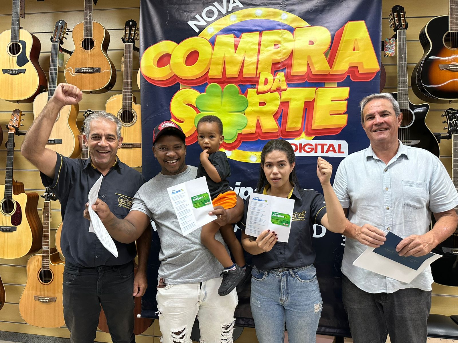 Promoção Compra da Sorte Digital Ascipam Sicoob Ascicred tem novos contemplados