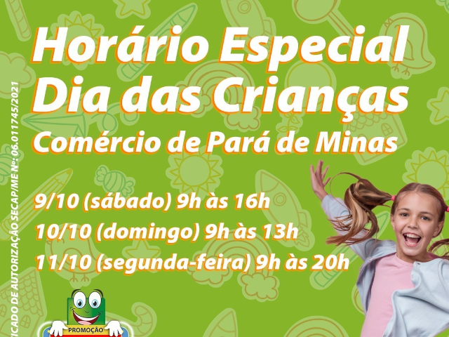 Horário especial do comércio continua nesta segunda-feira