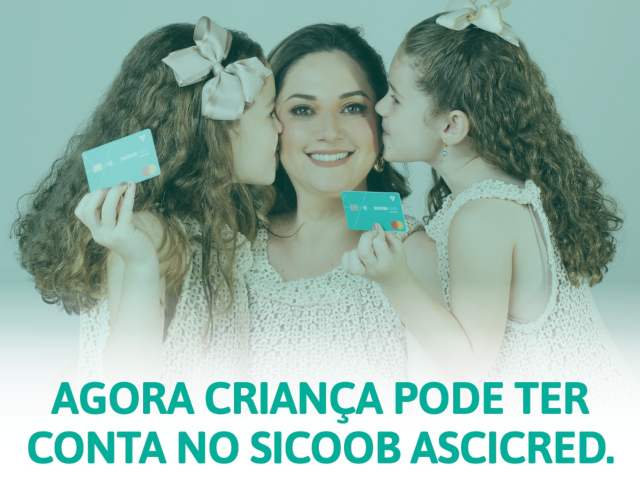 Conta Corrente no Sicoob Ascicred sem limite de idade