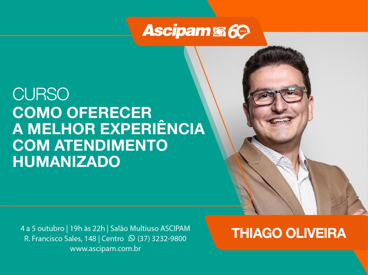 Anote na sua agenda! Thiago Oliveira está de volta com curso de atendimento 