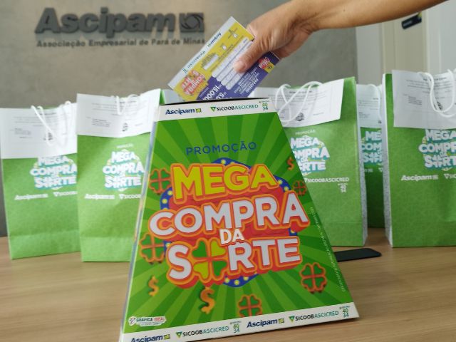 Quem serão os ganhadores da promoção Mega Compra da Sorte Ascipam Sicoob Ascicred?