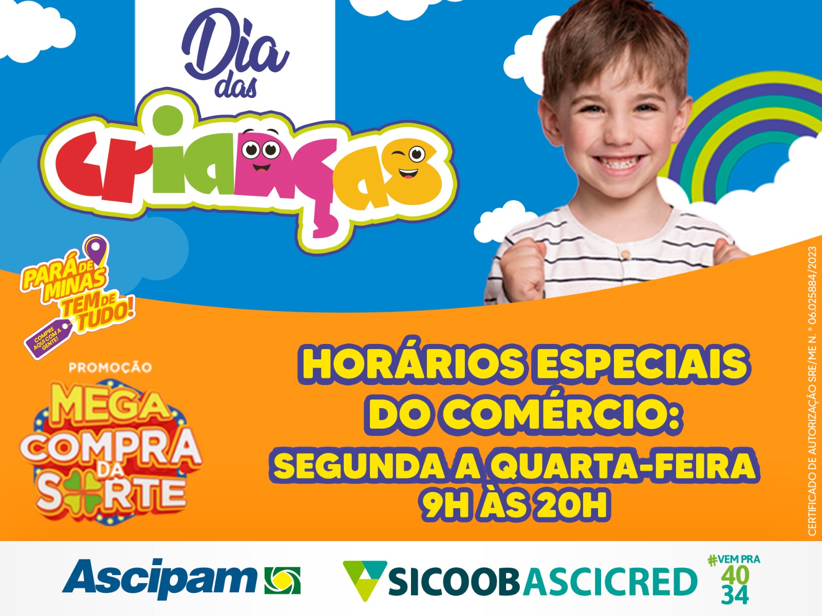 A semana das Crianças começa com horário especial: Lojas abertas até as 20h!