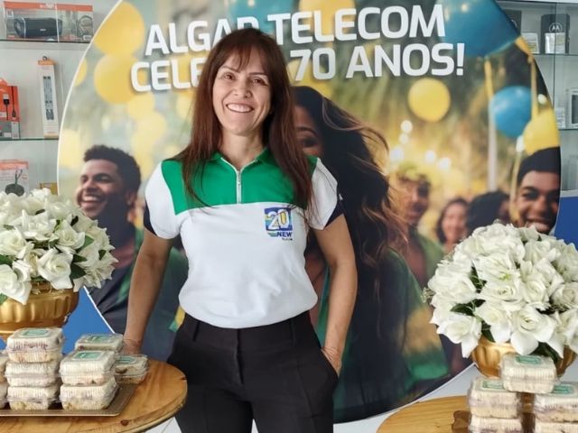 A associada New Telecom celebra os 70 anos da Algar em Pará de Minas 