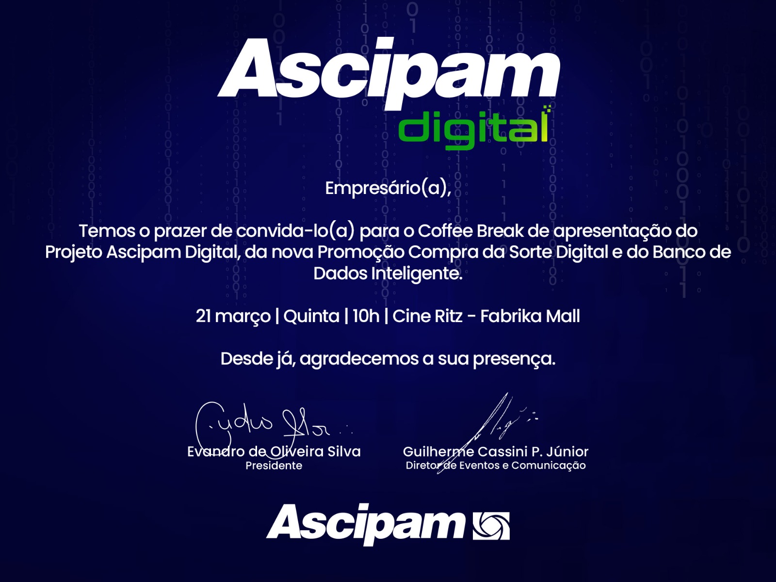 Ascipam se prepara para grande lançamento 