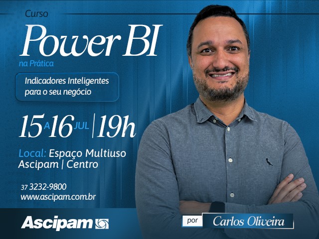 Ascipam promove curso “Power BI na Prática: Indicadores Inteligentes para o Seu Negócio”