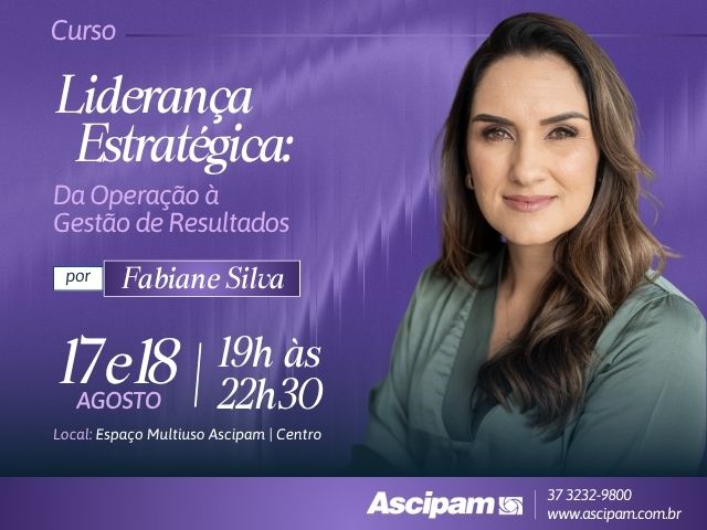 Ascipam promove curso “Liderança Estratégica: Da Operação à Gestão de Resultados” Ascipam promove curso “Liderança Estratégica: Da Operação à Gestão de Resultados”