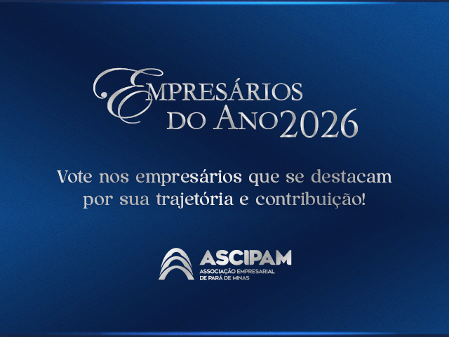 Empresários do Ano 2026: chegou a hora de reconhecer quem faz Pará de Minas crescer Empresários do Ano 2026: chegou a hora de reconhecer quem faz Pará de Minas crescer